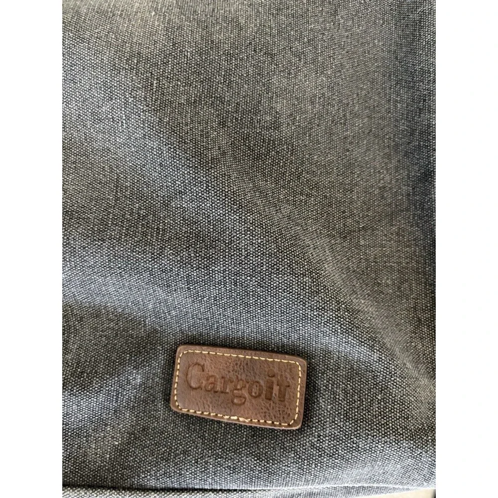CargIt Backpack Gray Bag Canvas Travel Cargo it 15